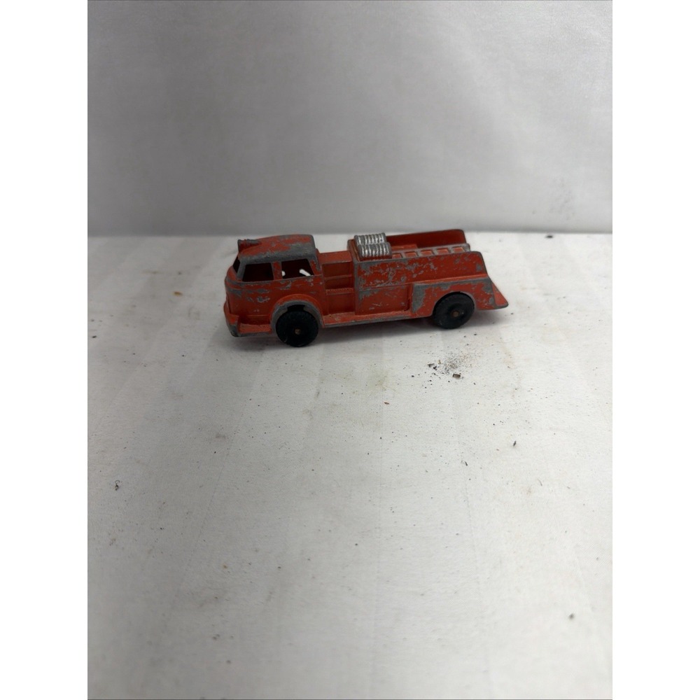 Hubley Cast Iron Fire Truck Vintage Toy